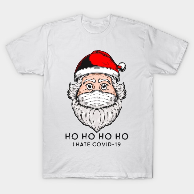 Santa Claus VS Covid-19 T-Shirt by Merchsides